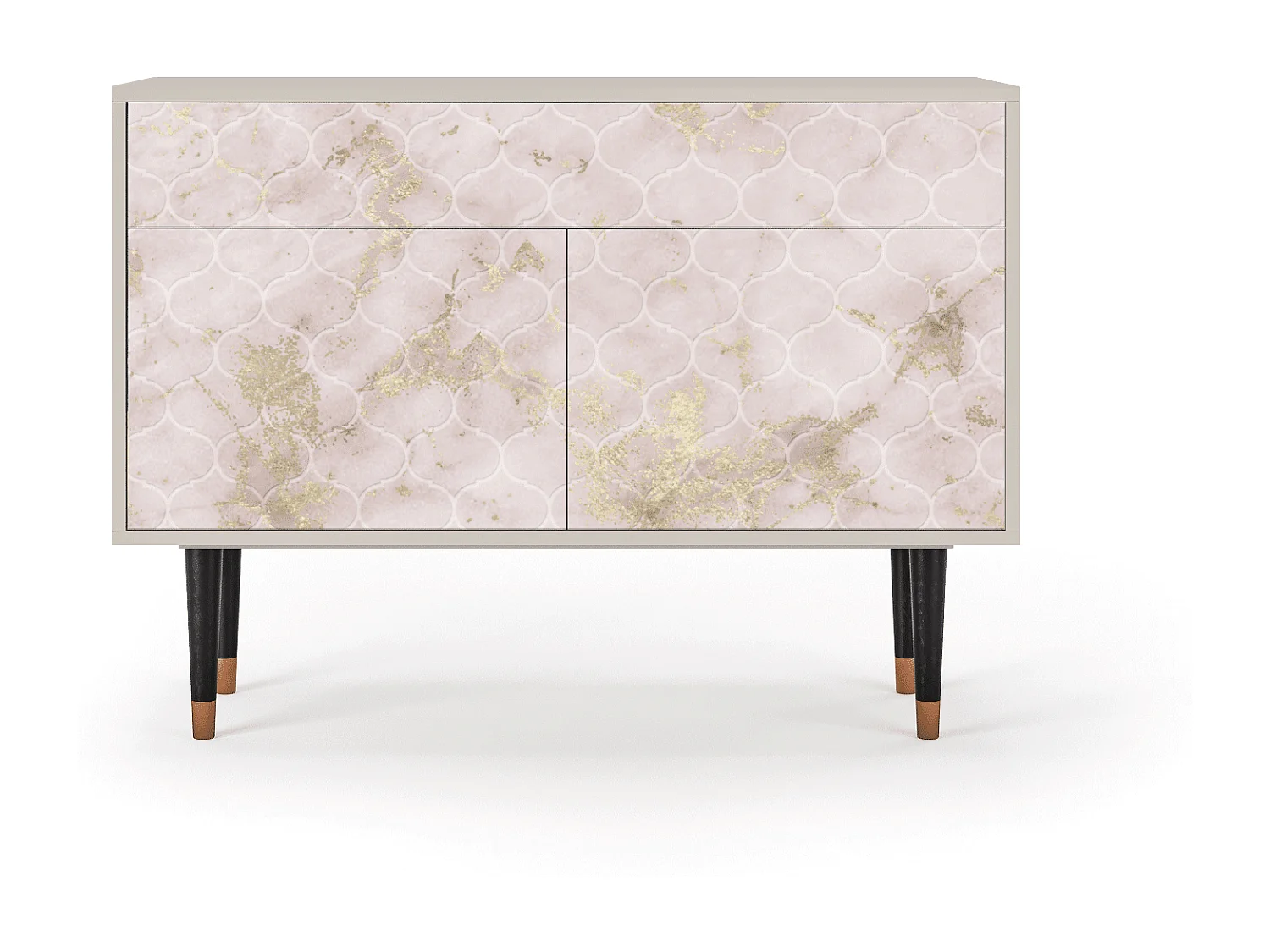 Buffet - 115x85x48 cm - BS4 - Dirty Roses, Sable