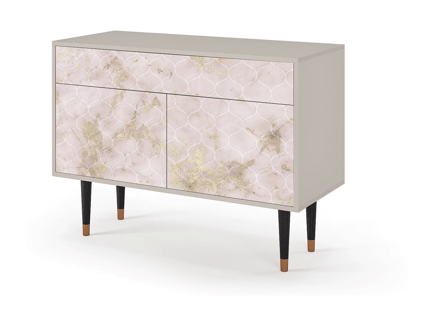 Buffet - 115x85x48 cm - BS4 - Dirty Roses, Sable