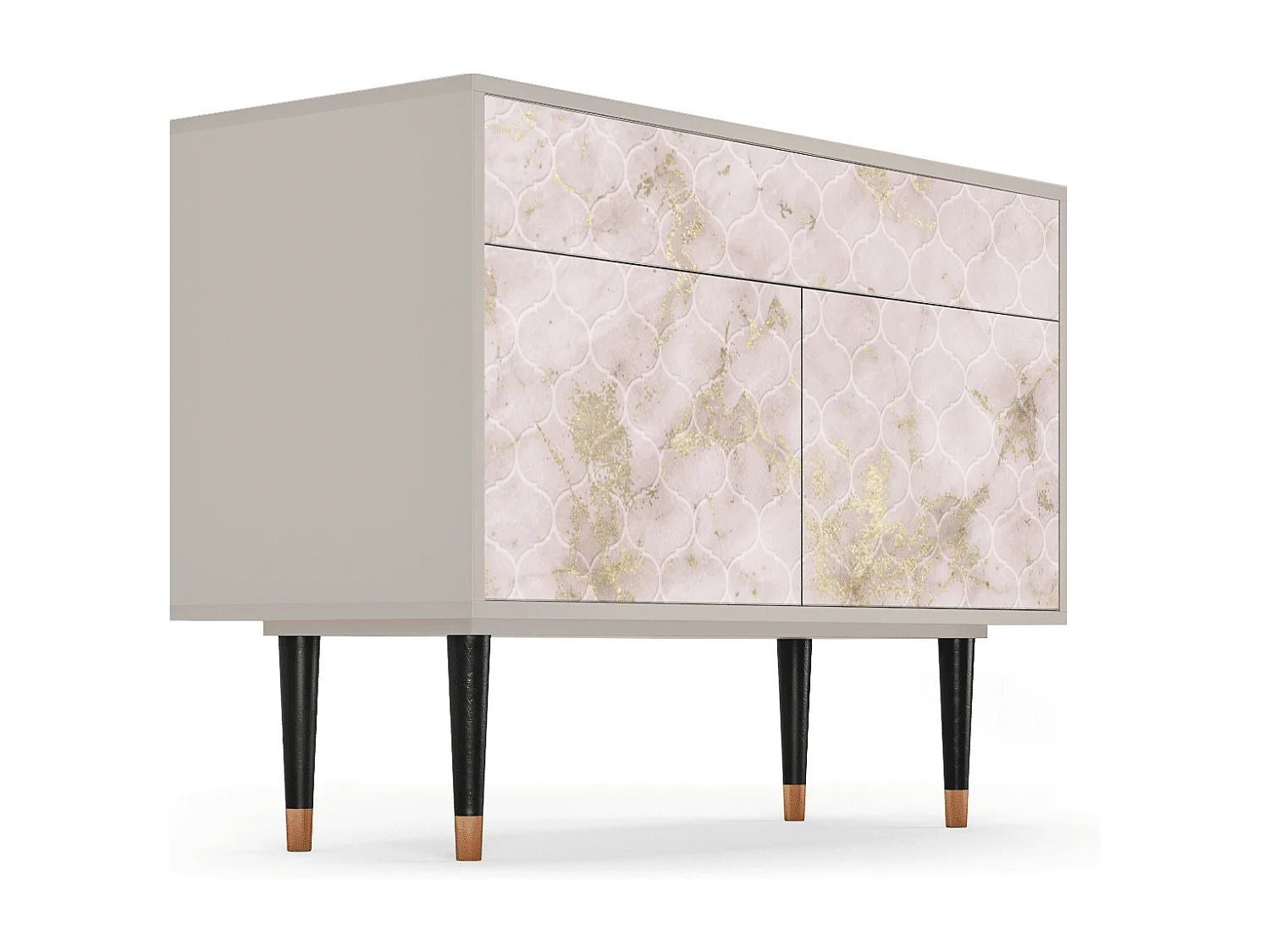 Buffet - 115x85x48 cm - BS4 - Dirty Roses, Sable