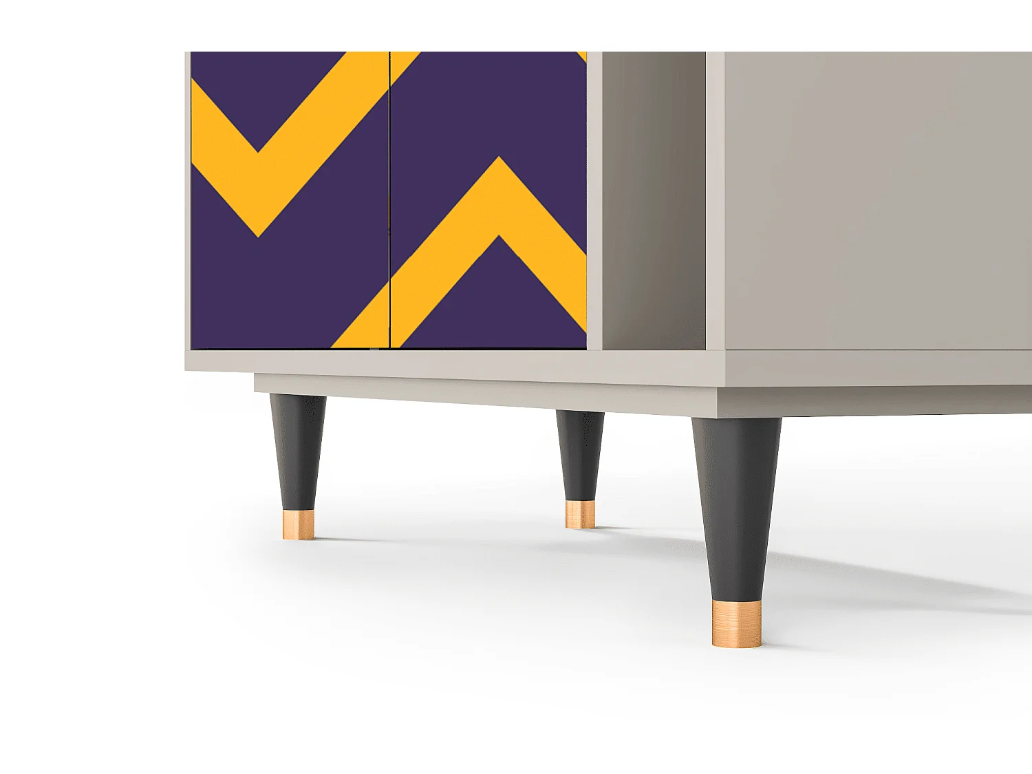 Kredens - 96х110х41 cm - BS6 - The Brightest Way, Piaskowy