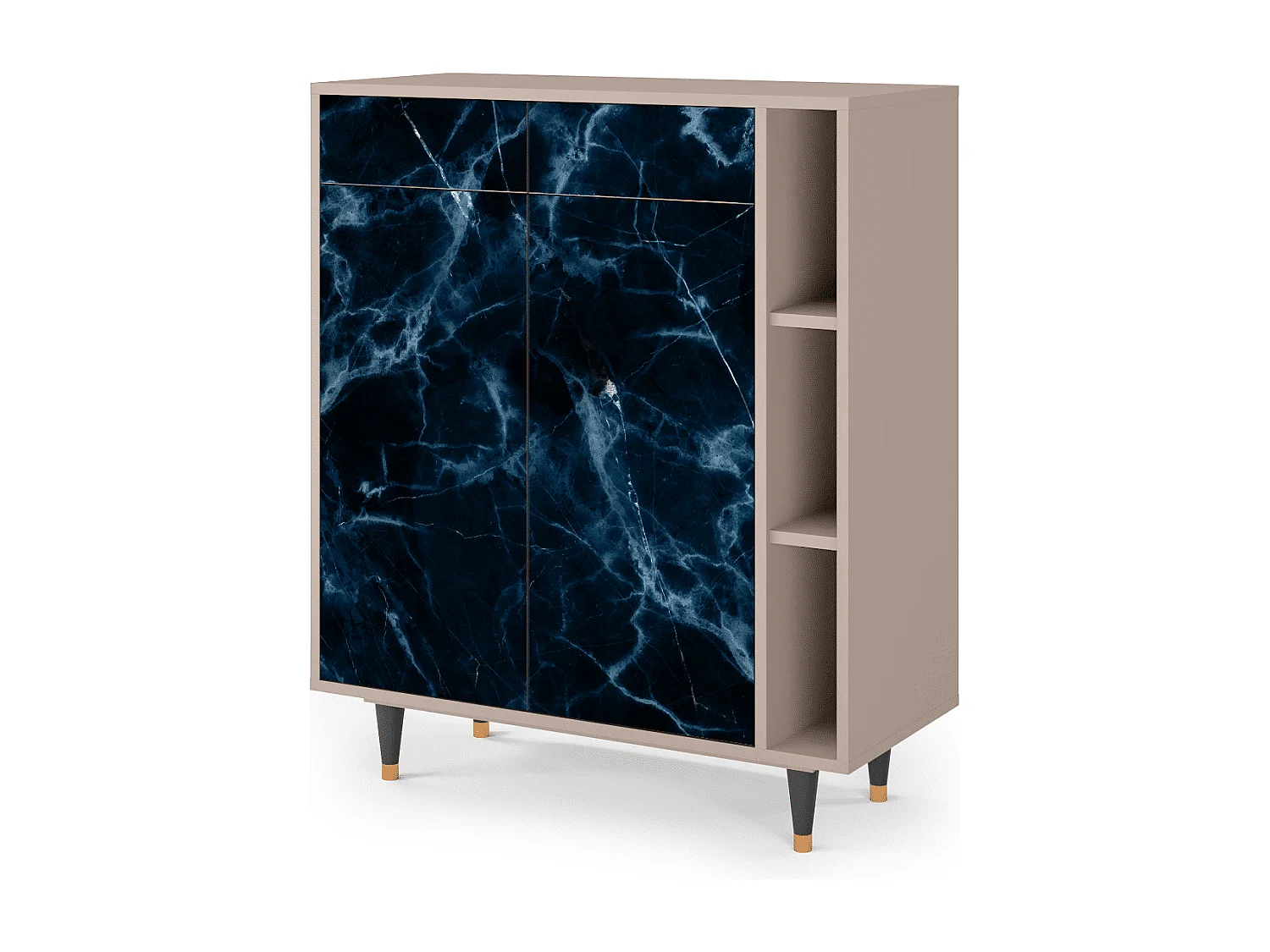 Dressoir - 96х110х41 cm - BS6 - Deep Ocean, Latte