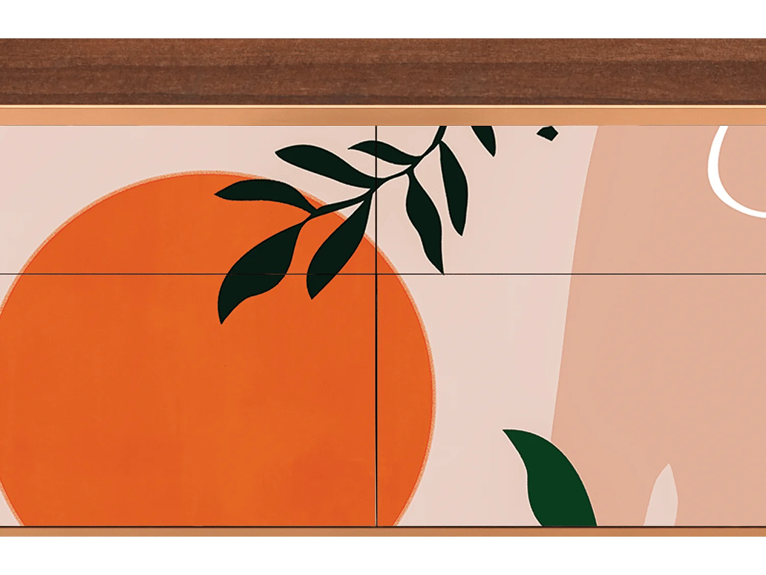 Buffet - 115x85x48 cm - BS4 - Artwork, Noyer