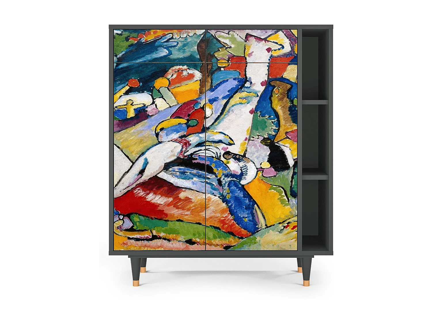 Credenza - 96х110х41 cm - BS6 - Improvisation 26  , Antracite