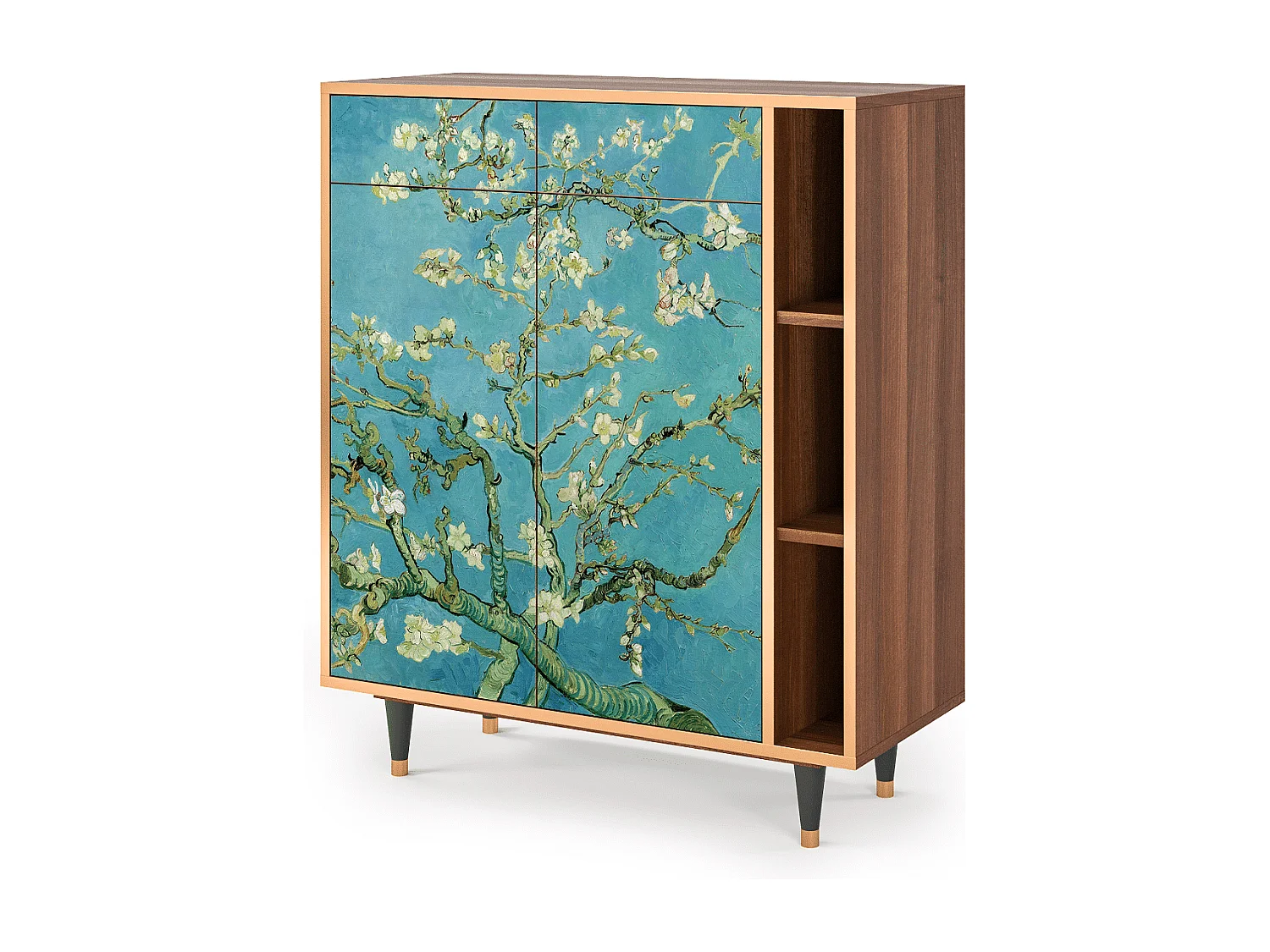 Credenza - 96х110х41 cm - BS6 - Almond Blossom, Noce
