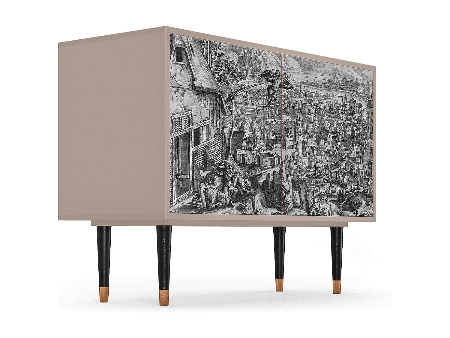 Dressoir - 115x85x48 cm - BS4 - Departure, Latte