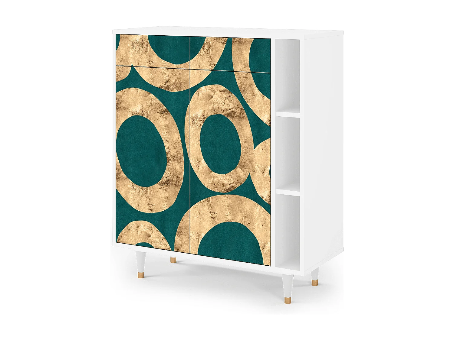 Buffet - 96х110х41 cm - BS6 - Zircon Sphere, Blanc