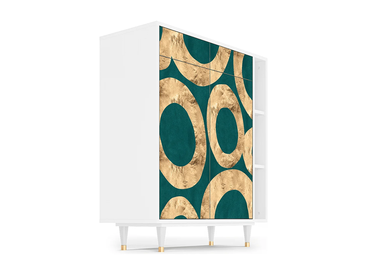 Buffet - 96х110х41 cm - BS6 - Zircon Sphere, Blanc