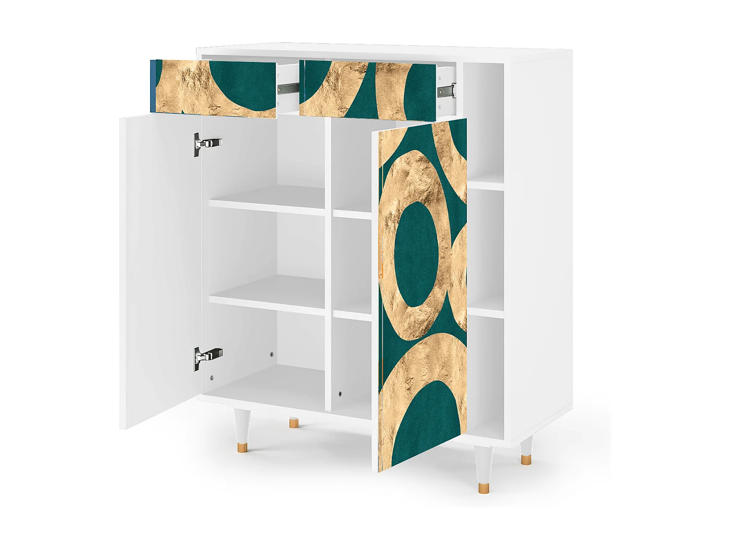 Buffet - 96х110х41 cm - BS6 - Zircon Sphere, Blanc