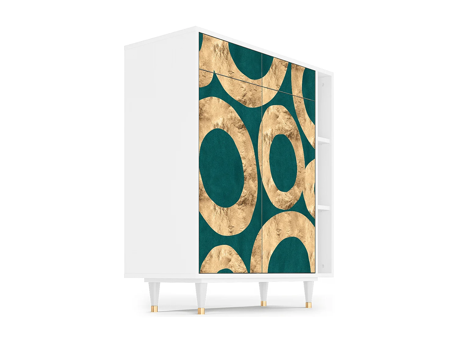 Buffet - 96х110х41 cm - BS6 - Zircon Sphere, Blanc