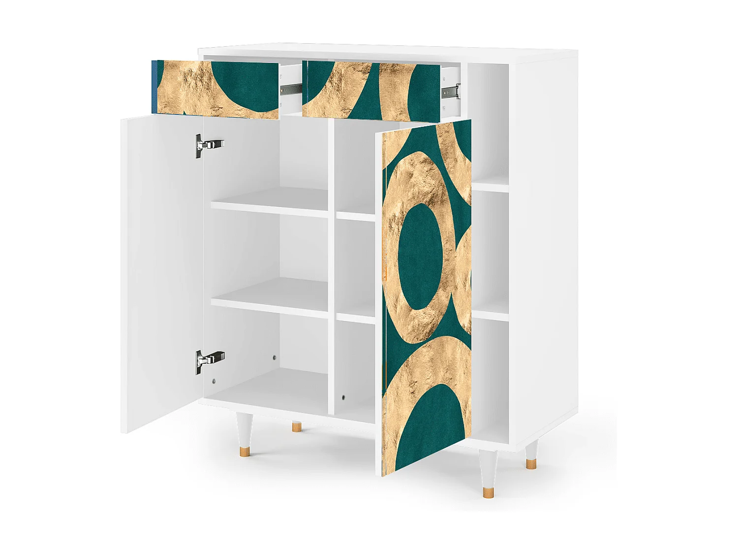 Buffet - 96х110х41 cm - BS6 - Zircon Sphere, Blanc