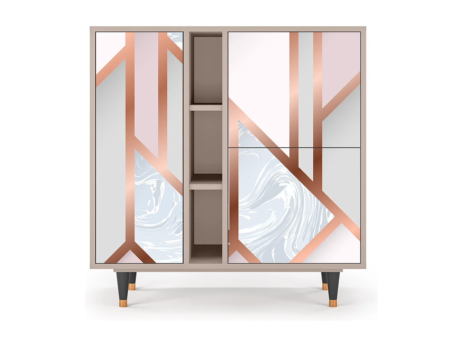 Buffet - 94х96х41 cm - BS5 - Champagne Story, Latte