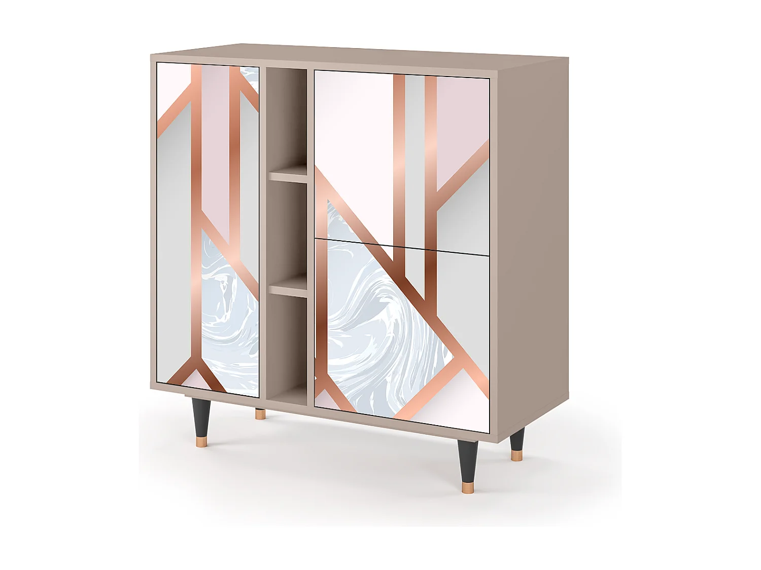 Buffet - 94х96х41 cm - BS5 - Champagne Story, Latte