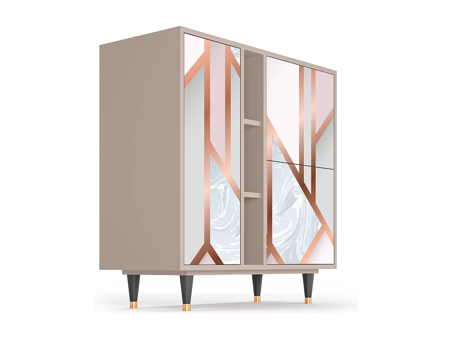 Buffet - 94х96х41 cm - BS5 - Champagne Story, Latte