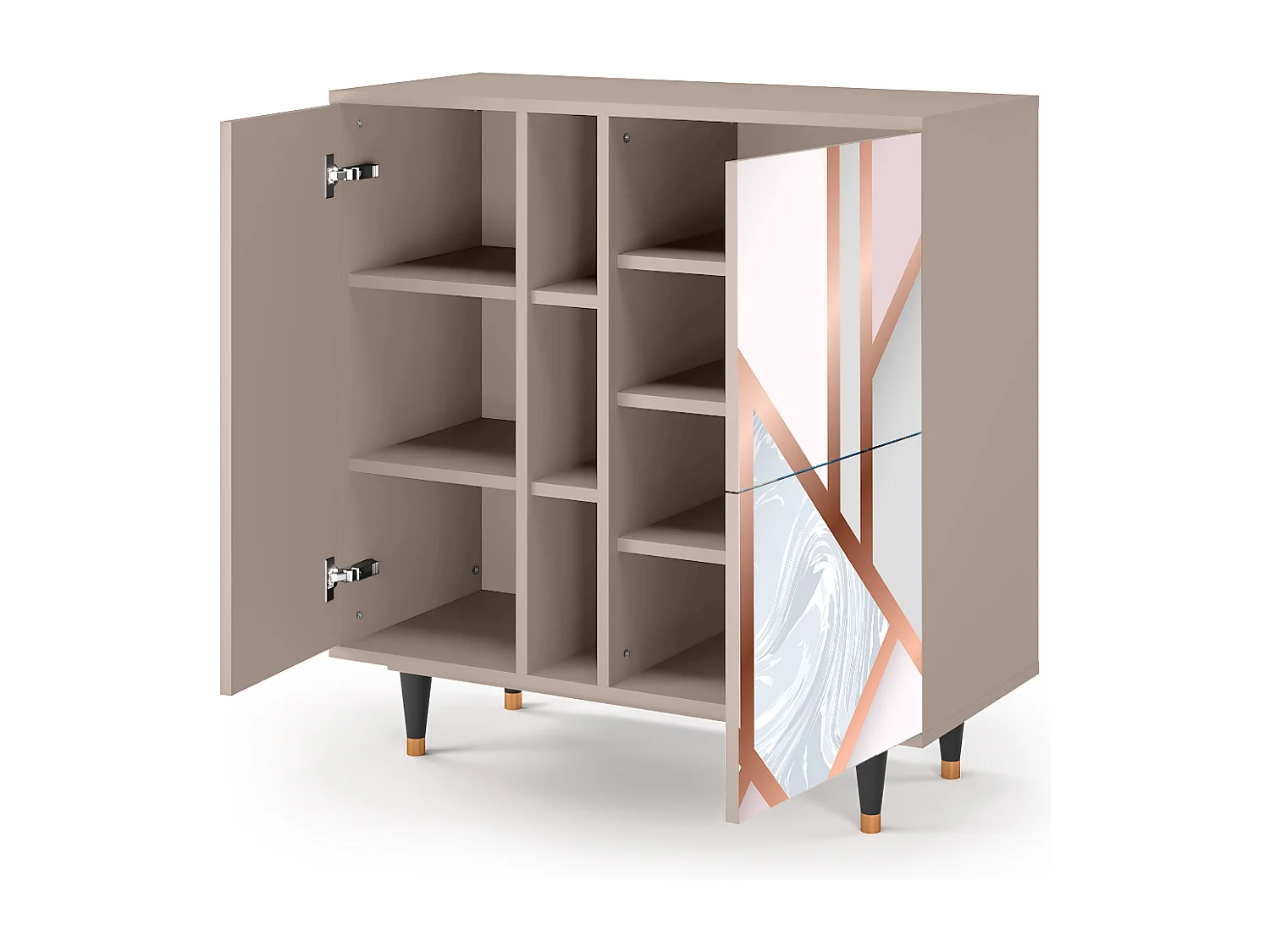 Buffet - 94х96х41 cm - BS5 - Champagne Story, Latte