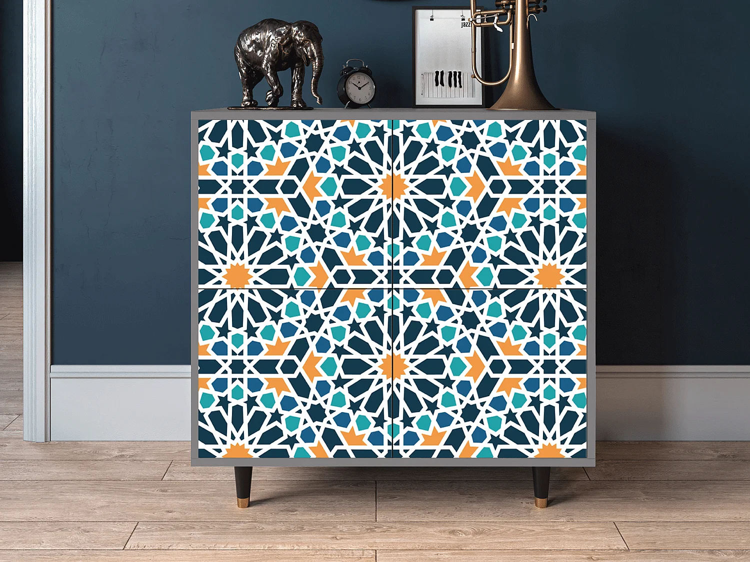 Buffet - 94x96x48 cm - BS3 - Kaleidoscope, Gris