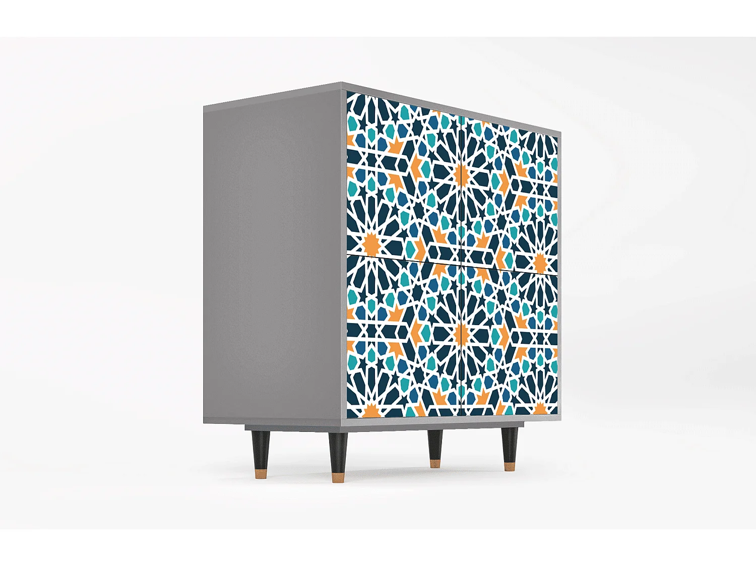 Buffet - 94x96x48 cm - BS3 - Kaleidoscope, Gris