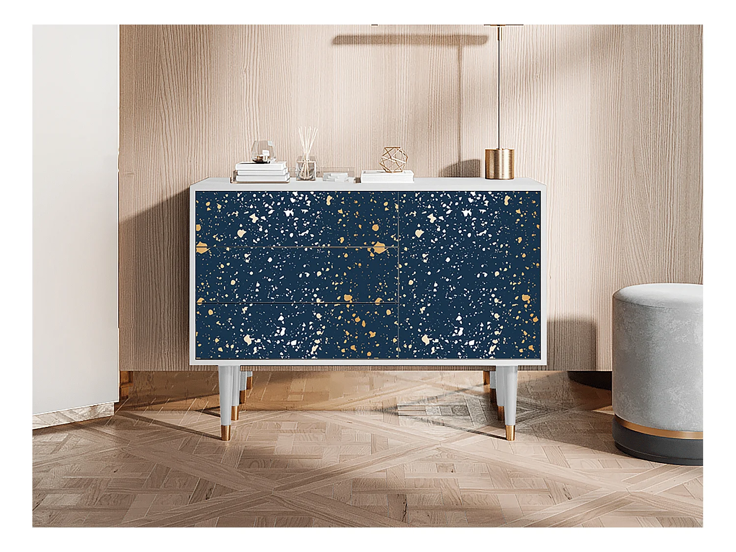 Dressoir - 115х84х41 cm - S3 - Starfall, Wit