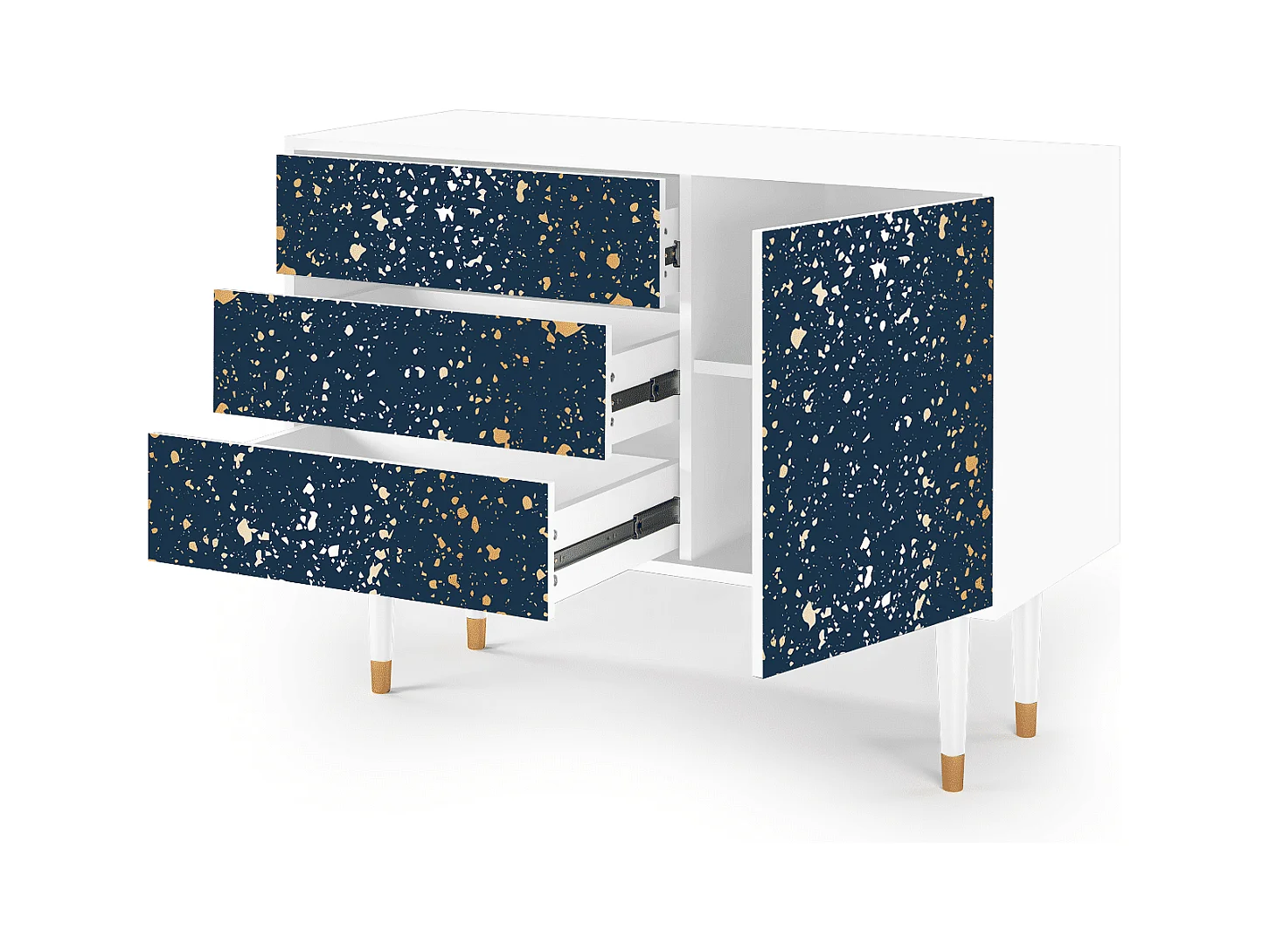 Dressoir - 115х84х41 cm - S3 - Starfall, Wit