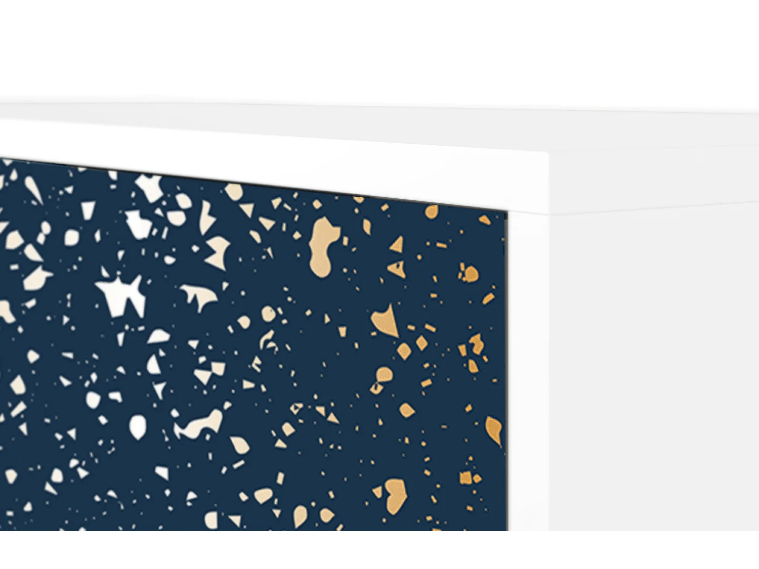 Kredens - 115х84х41 cm - S3 - Starfall, Biały