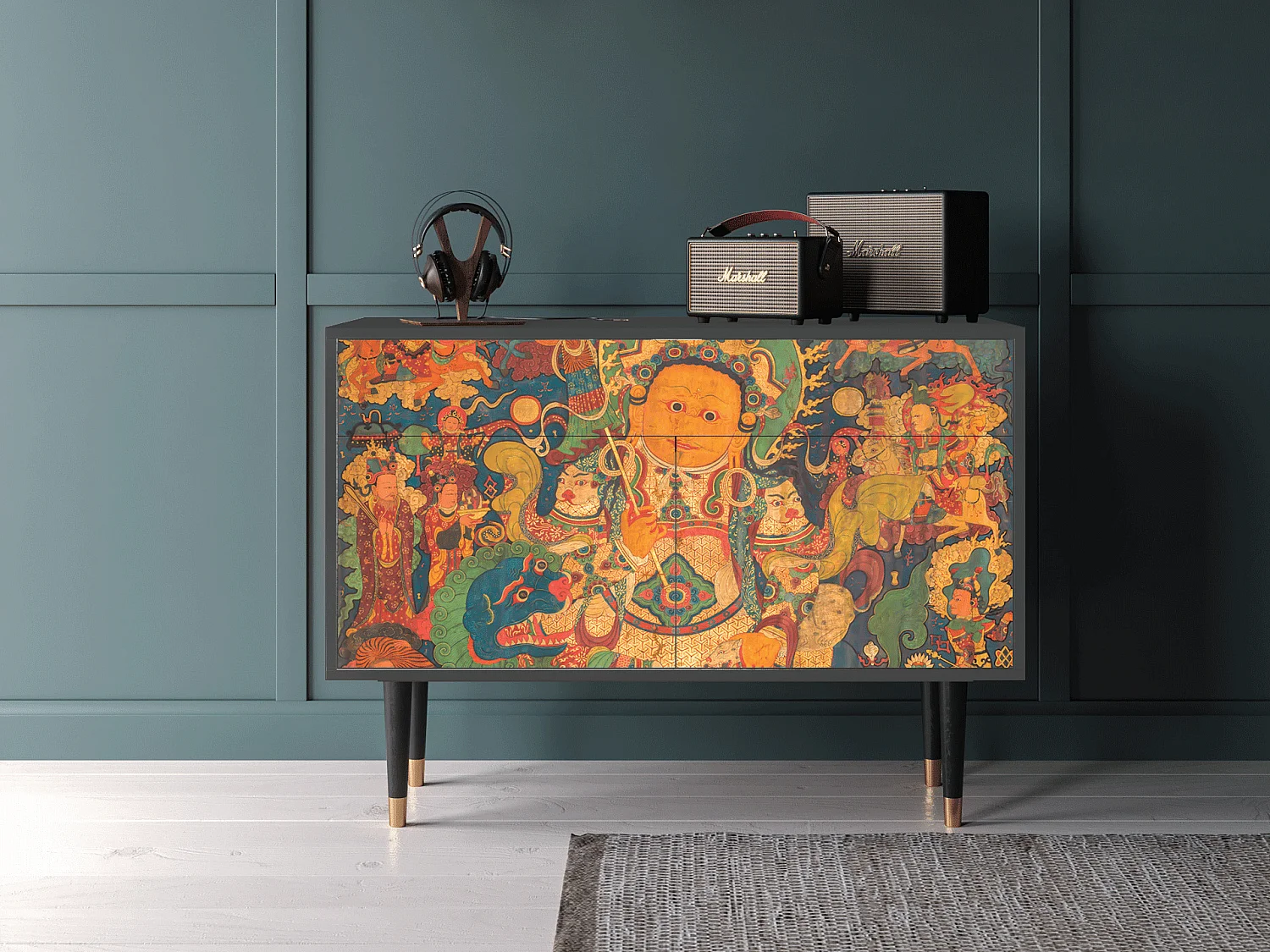 Buffet - 115x85x48 cm - BS4 - God by Vaisravana , Anthracite