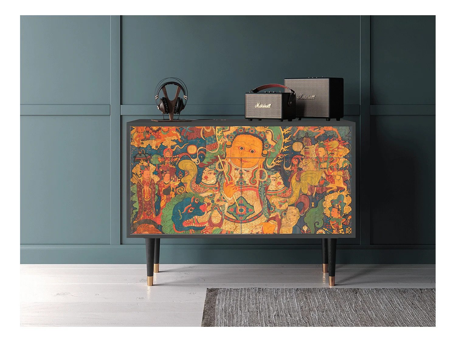 Buffet - 115x85x48 cm - BS4 - God by Vaisravana , Anthracite