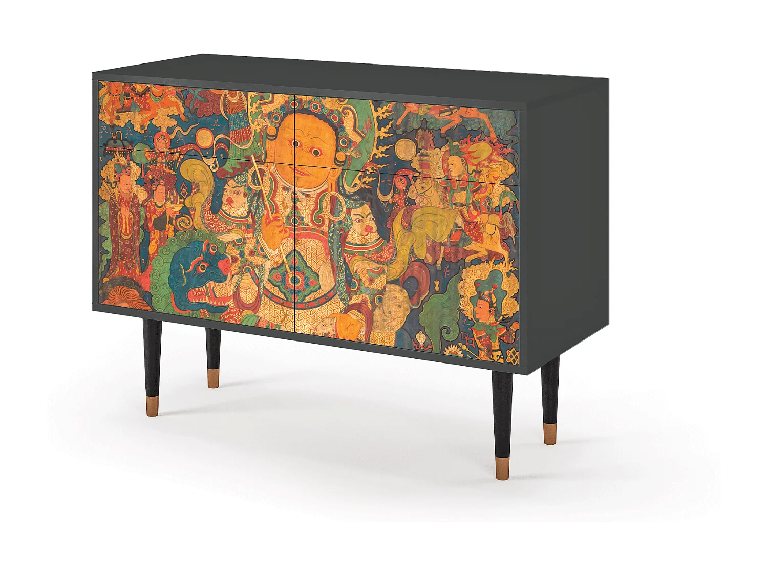 Credenza - 115x85x48 cm - BS4 - God by Vaisravana , Antracite