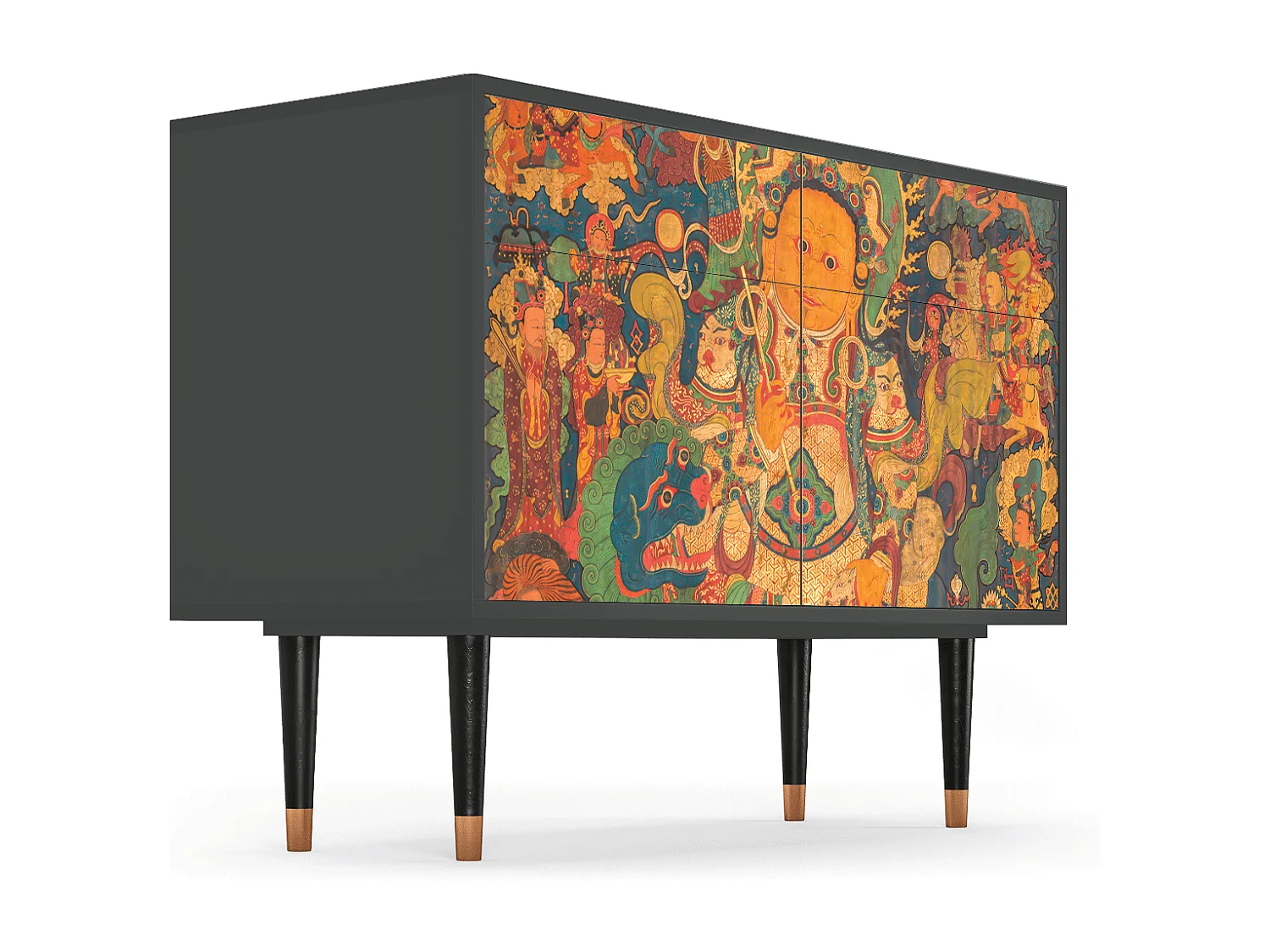 Credenza - 115x85x48 cm - BS4 - God by Vaisravana , Antracite