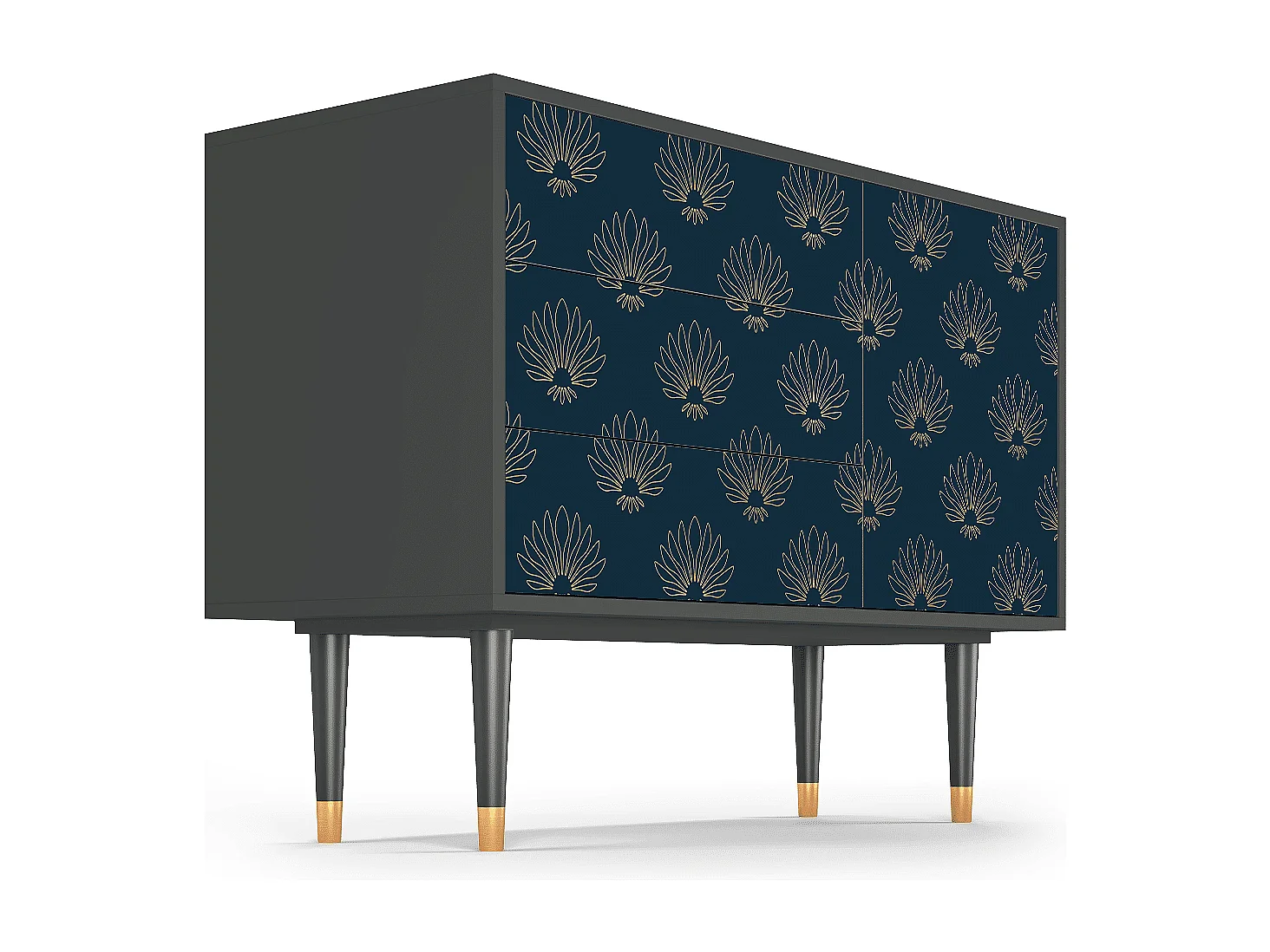 Sideboard - 115х84х41 cm - S3 - Blue Lotus, Anthrazit