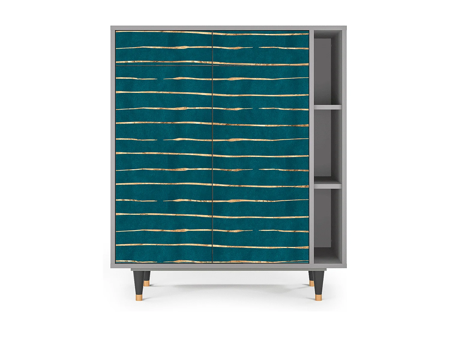 Sideboard - 96х110х41 cm - BS6 - Ocean Drive, Grau