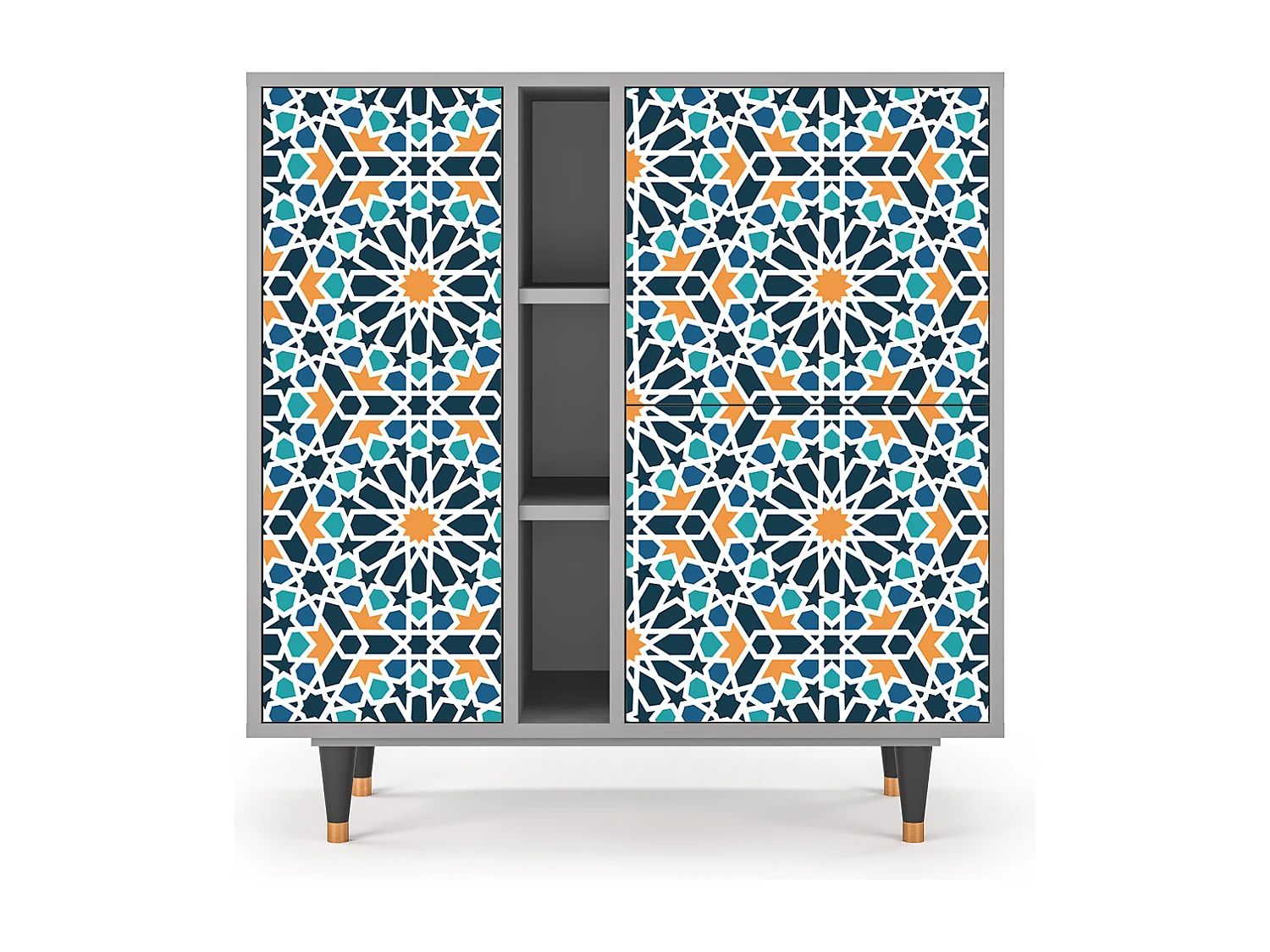 Aparador - 94х96х41 cm - BS5 - Kaleidoscope, Gris