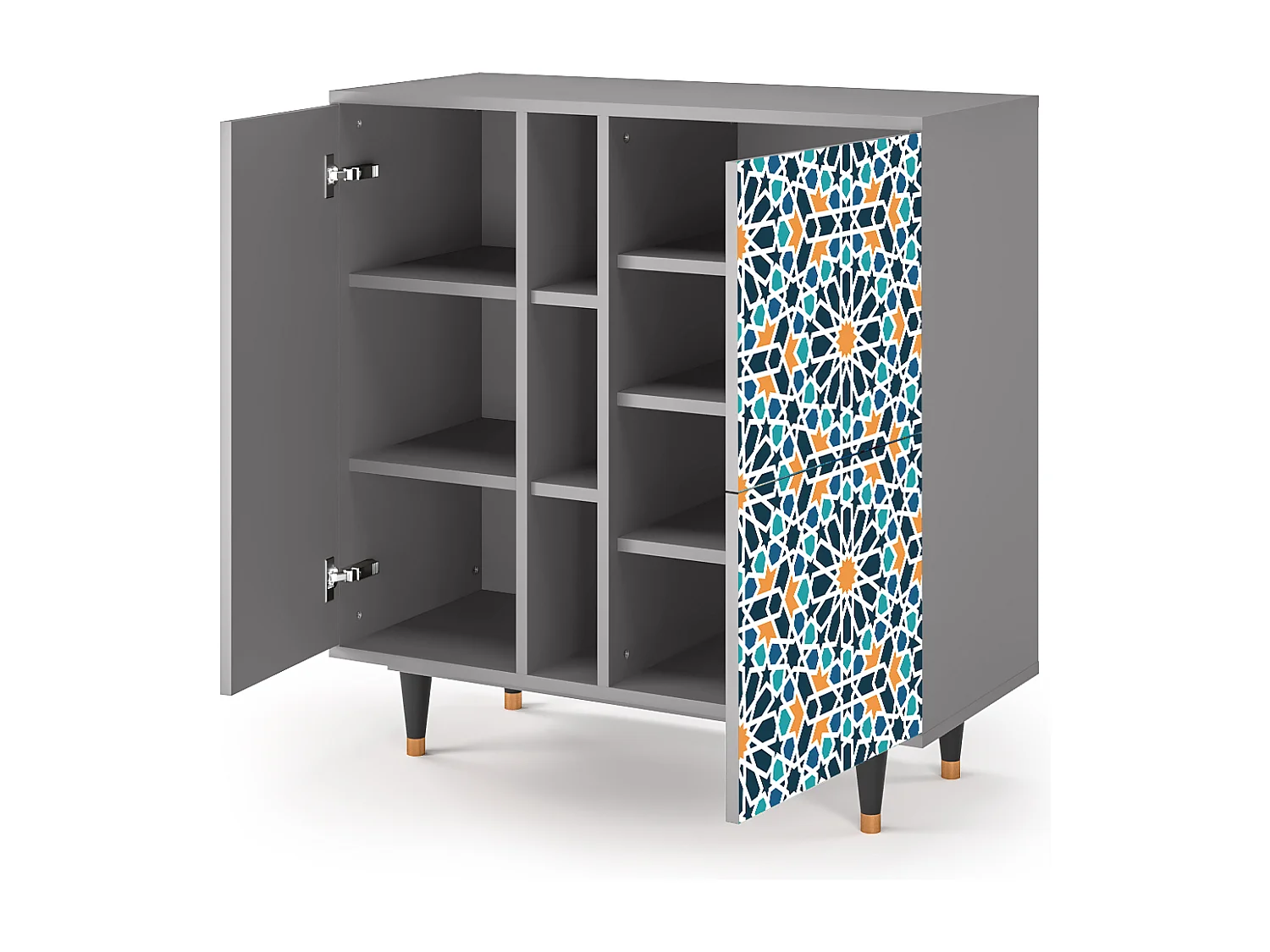 Aparador - 94х96х41 cm - BS5 - Kaleidoscope, Gris