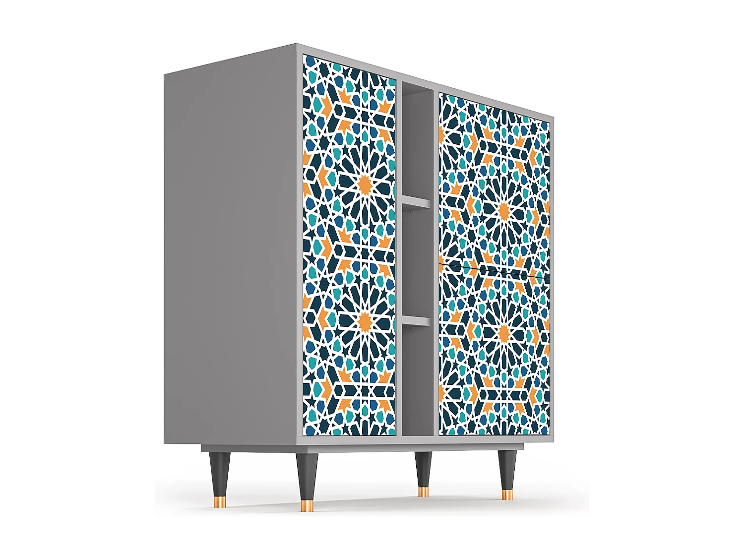 Buffet - 94х96х41 cm - BS5 - Kaleidoscope, Gris