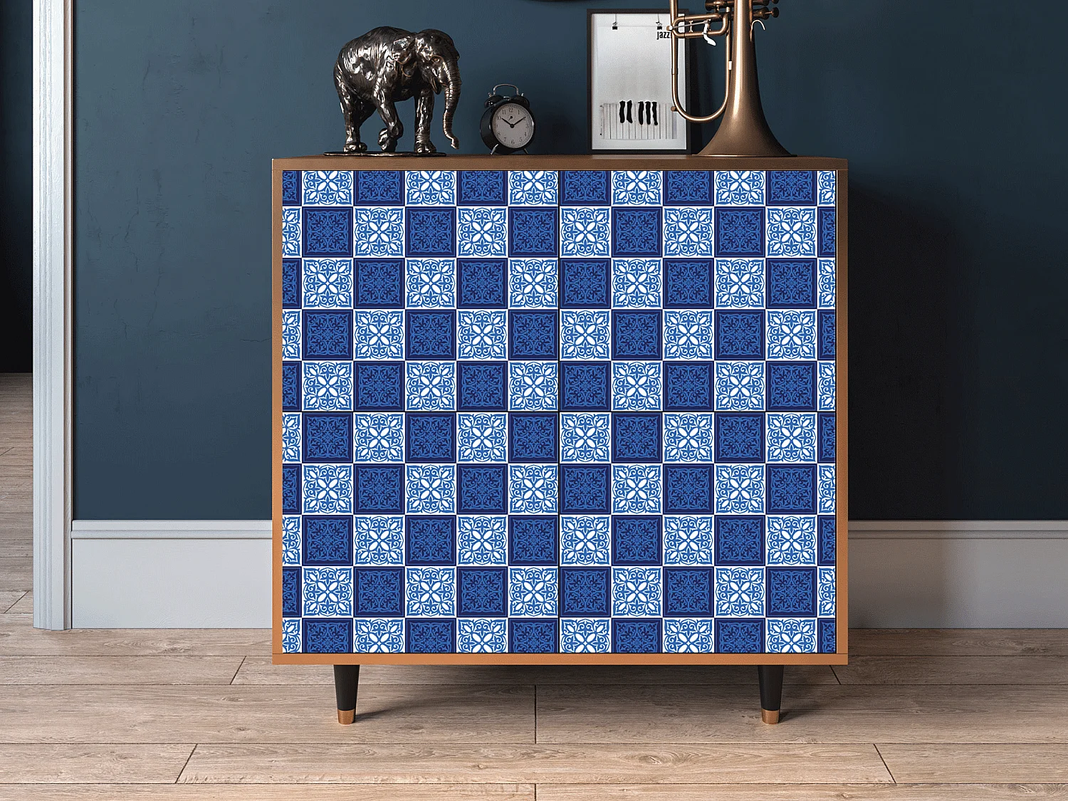 Credenza - 94x96x48 cm - BS3 - Light Path, Noce