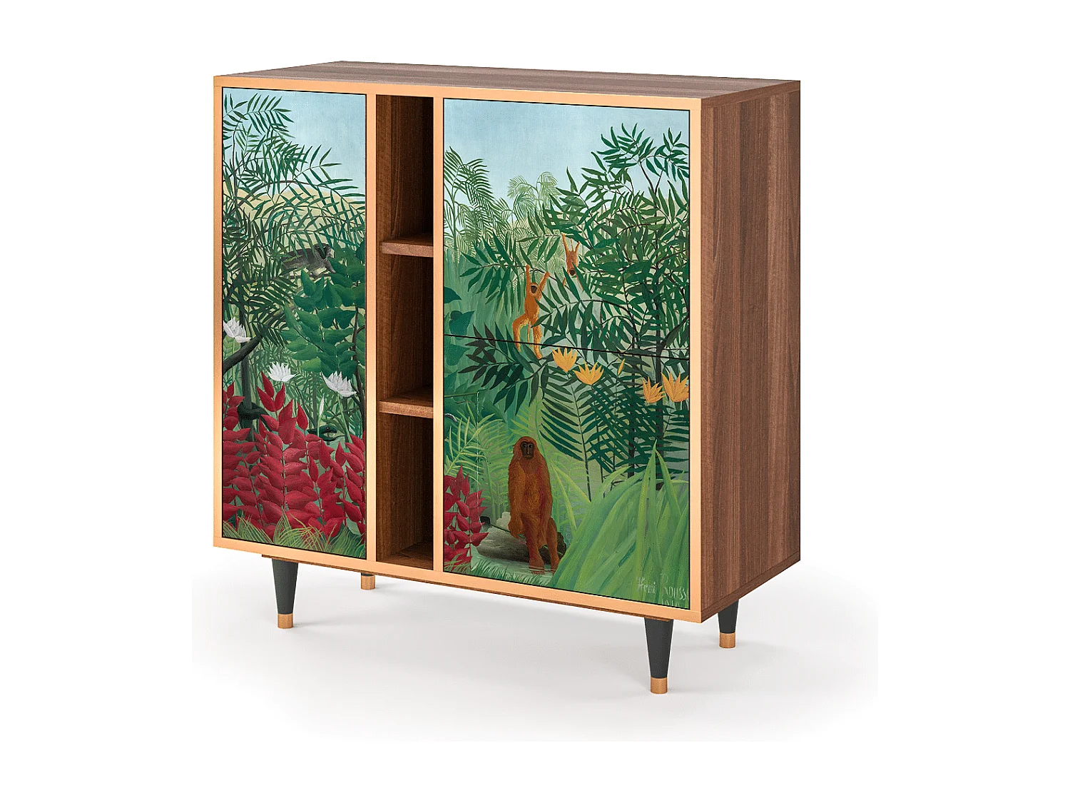 Buffet - 94х96х41 cm - BS5 - Jungles in Paris, Noyer