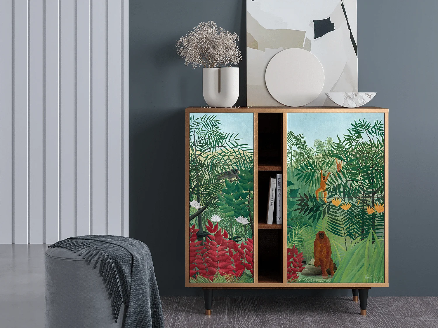 Buffet - 94х96х41 cm - BS5 - Jungles in Paris, Noyer