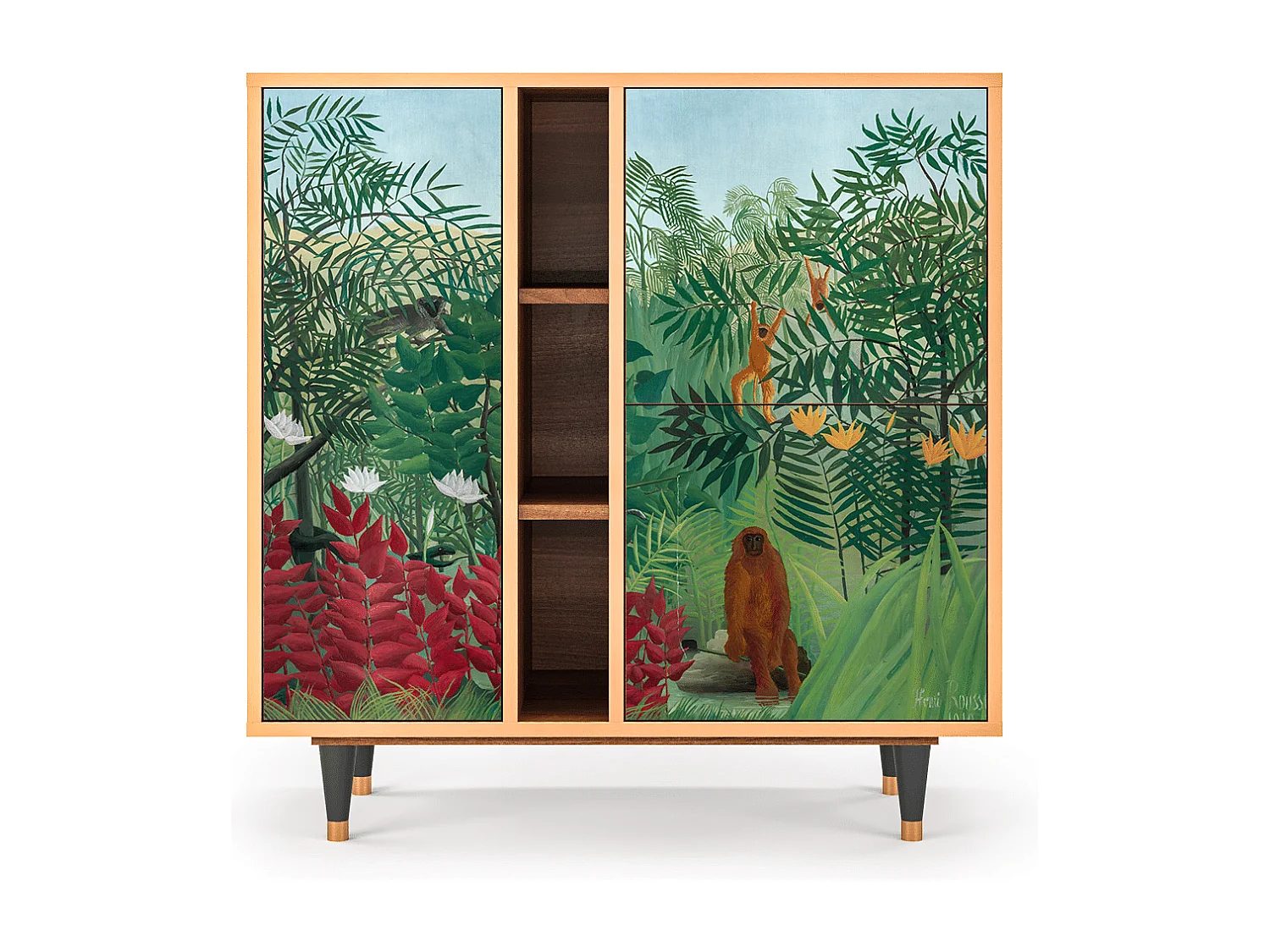 Buffet - 94х96х41 cm - BS5 - Jungles in Paris, Noyer