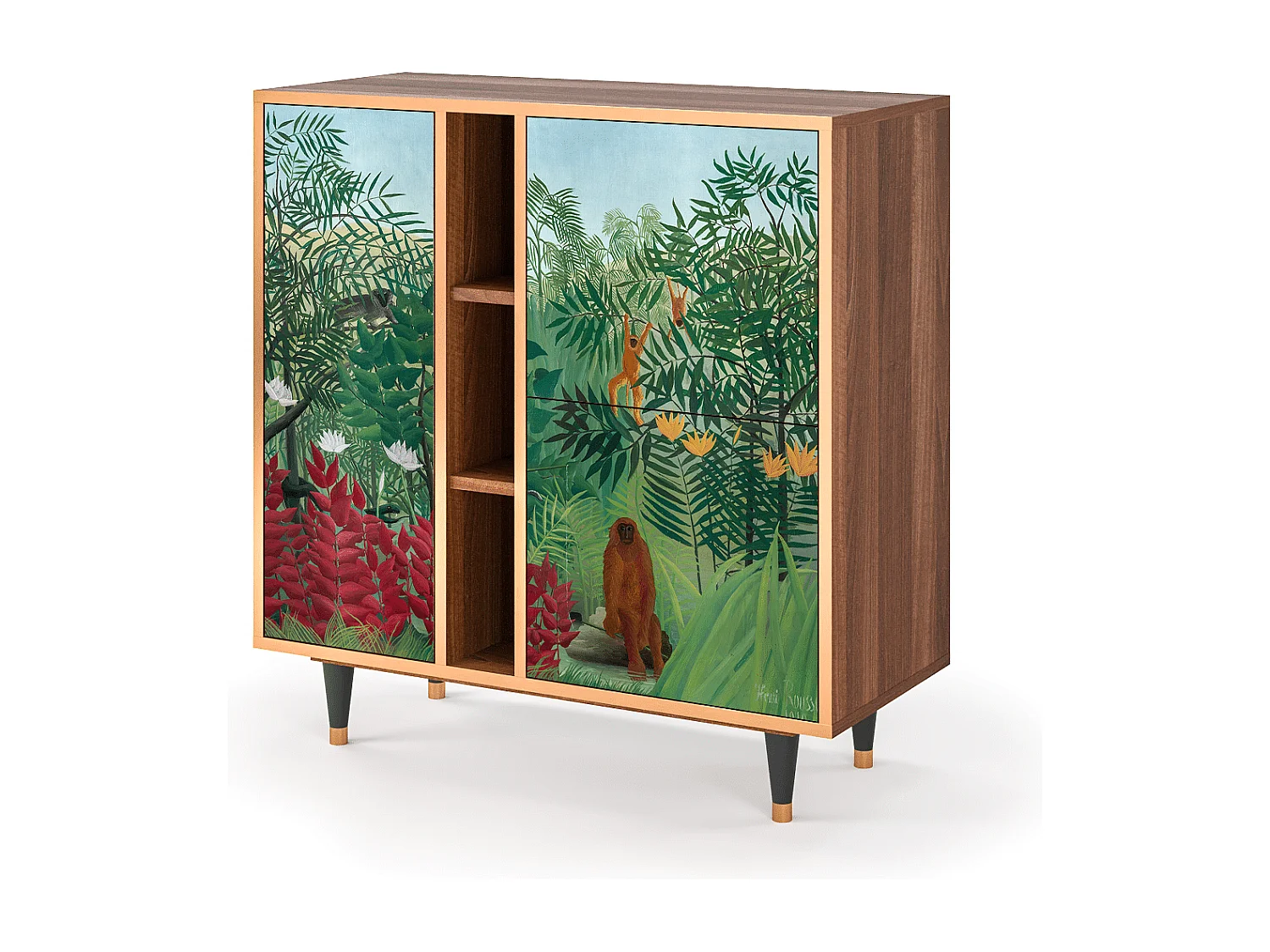 Buffet - 94х96х41 cm - BS5 - Jungles in Paris, Noyer