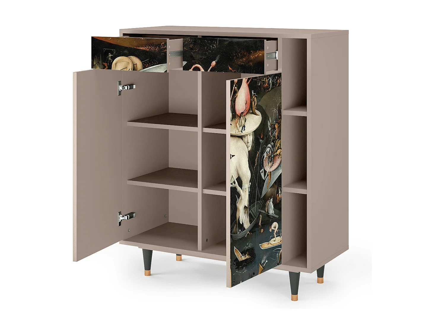 Sideboard - 96х110х41 cm - BS6 - The Garden 2, Latte