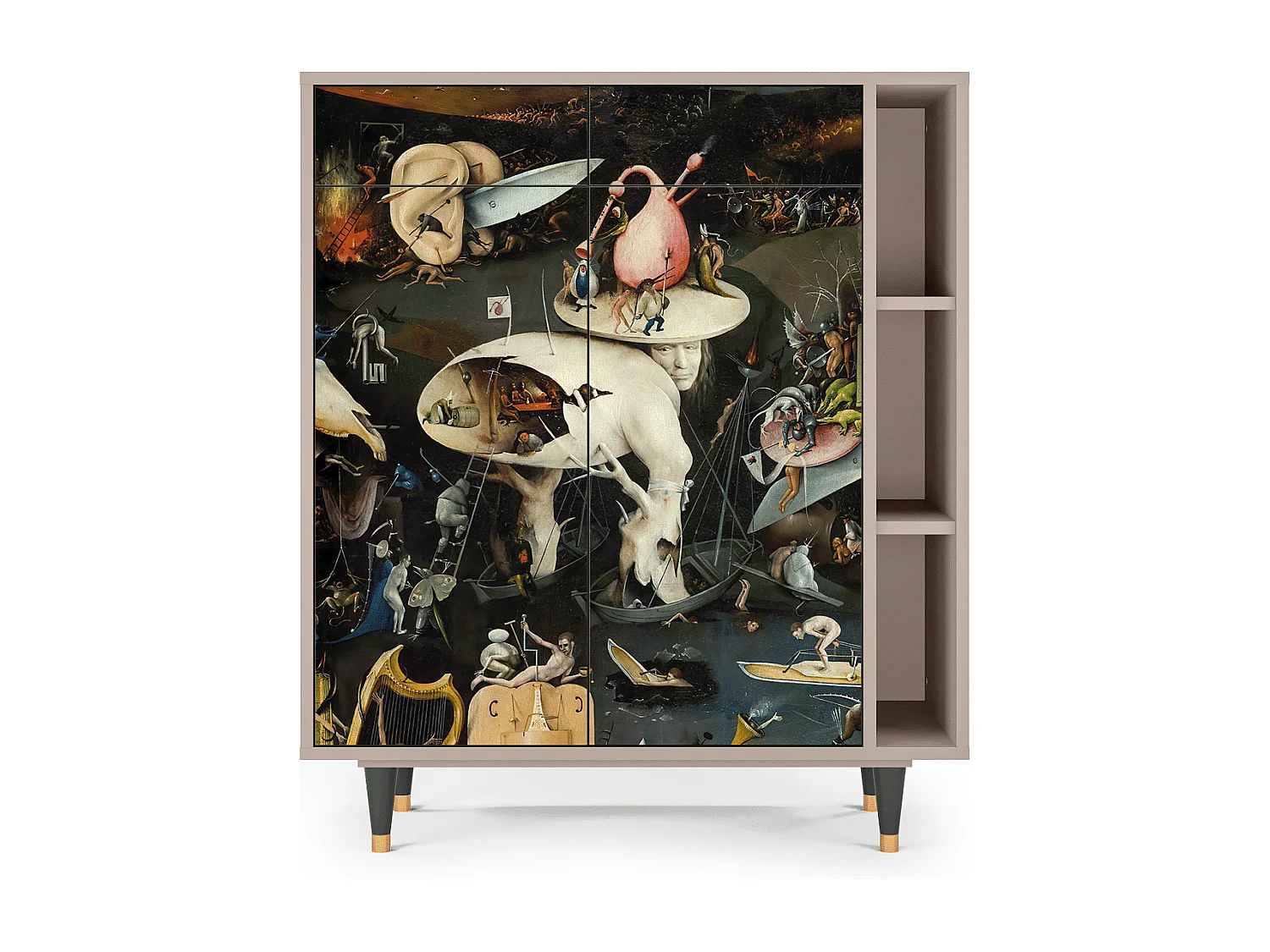 Kredens - 96х110х41 cm - BS6 - The Garden 2, Latte