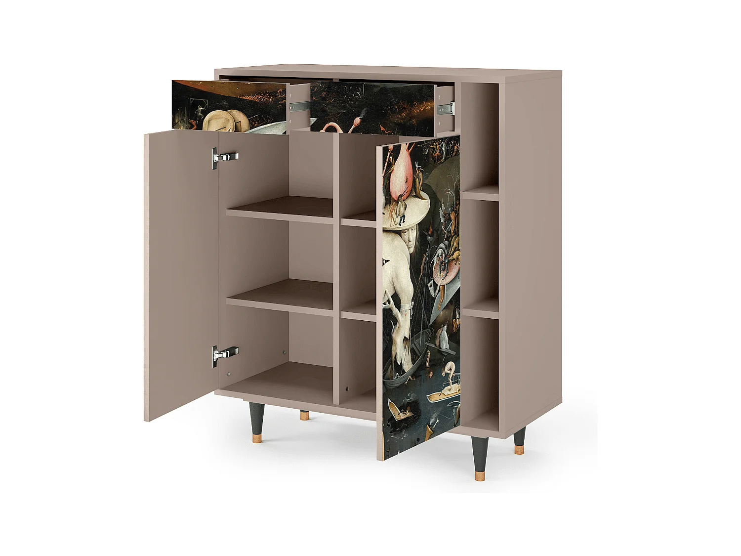 Kredens - 96х110х41 cm - BS6 - The Garden 2, Latte