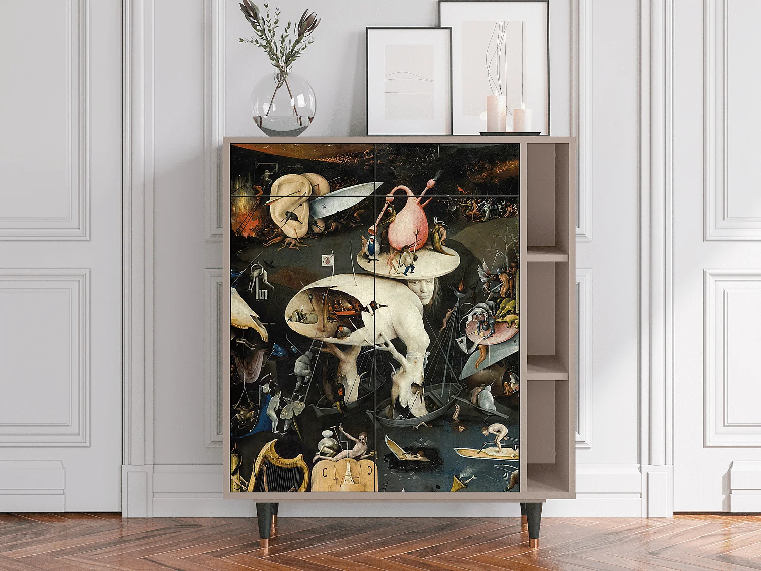 Kredens - 96х110х41 cm - BS6 - The Garden 2, Latte