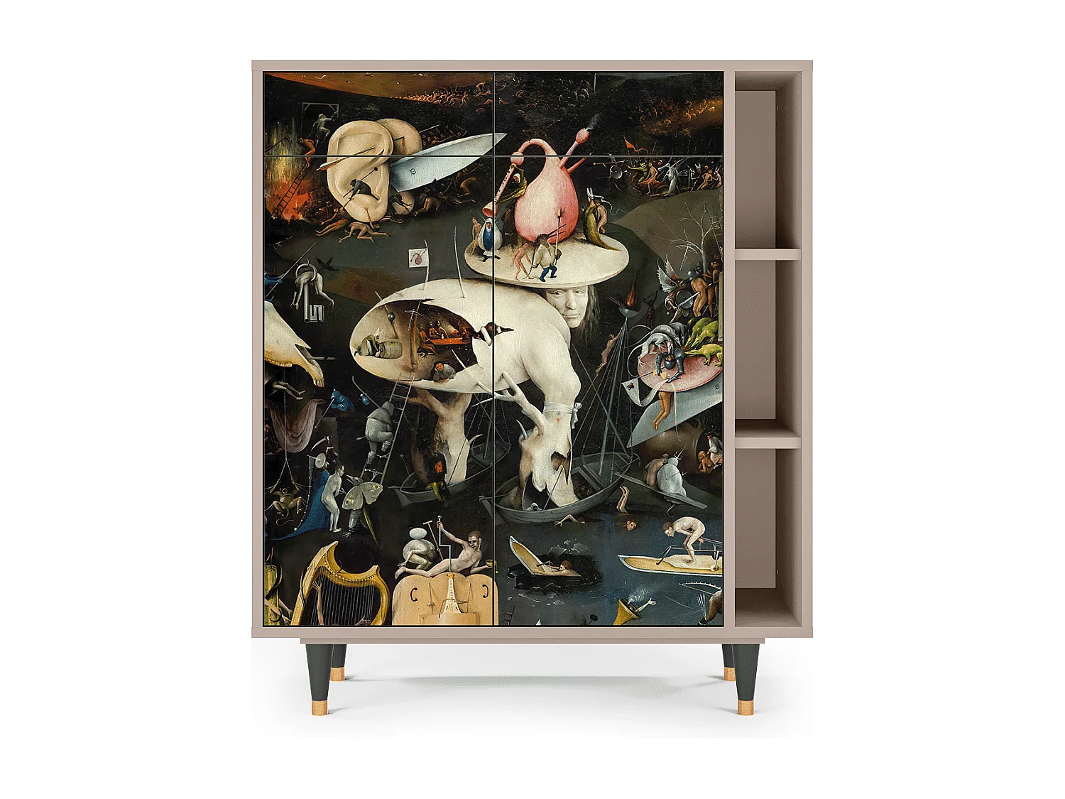 Kredens - 96х110х41 cm - BS6 - The Garden 2, Latte