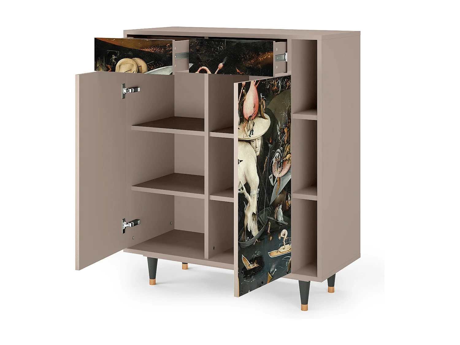 Kredens - 96х110х41 cm - BS6 - The Garden 2, Latte