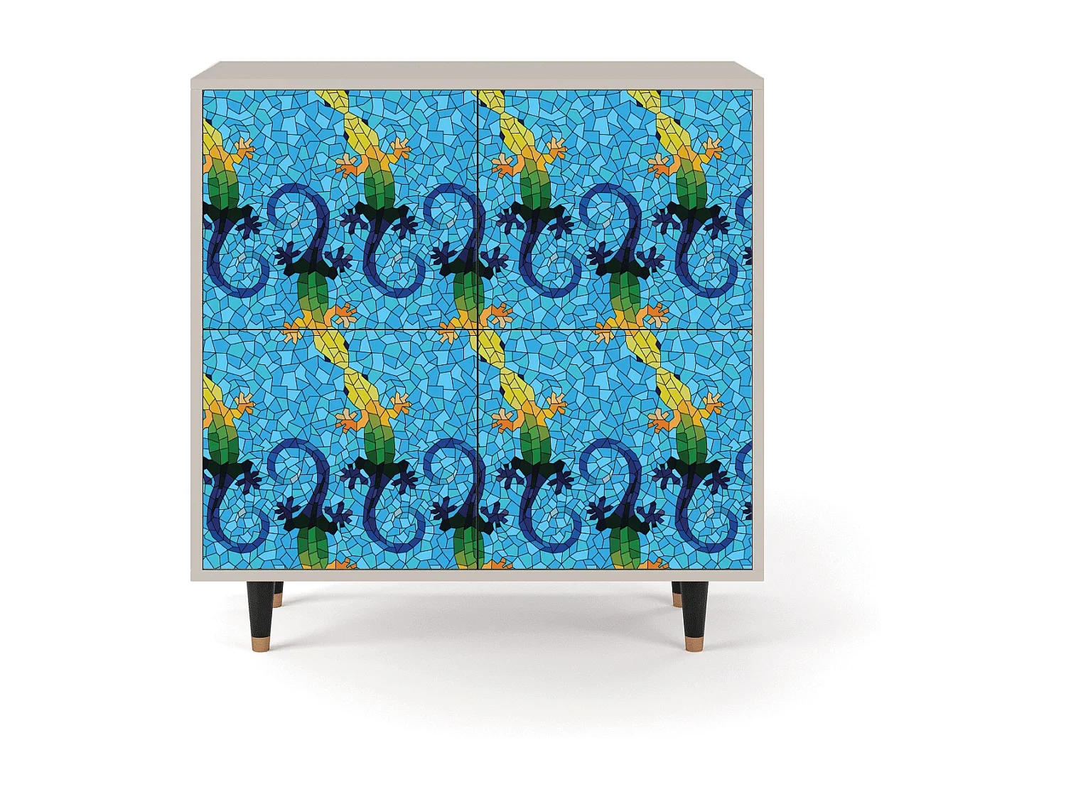 Dressoir - 94x96x48 cm - BS3 - Gaudi's Lizard, Zand