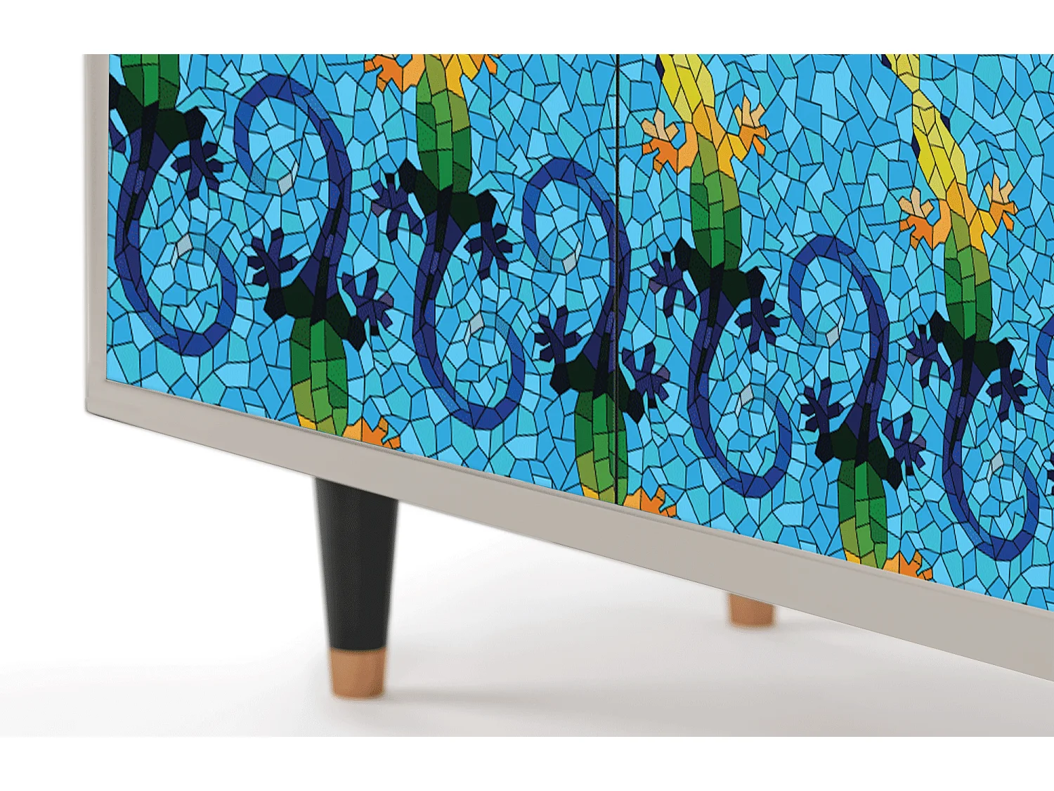 Dressoir - 94x96x48 cm - BS3 - Gaudi's Lizard, Zand