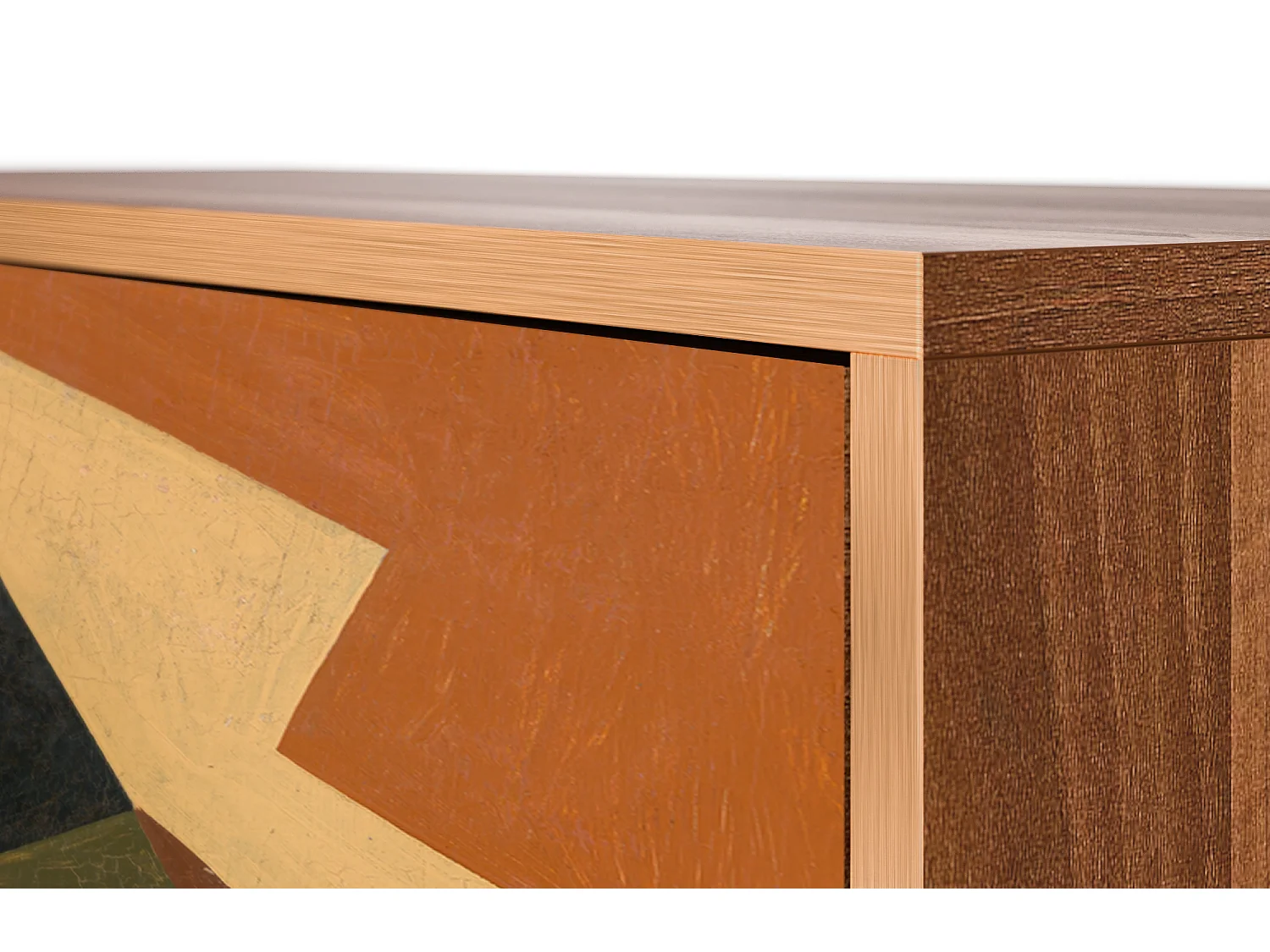 Buffet - 115х84х41 cm - S3 - Glass and Checkerboard, Noyer