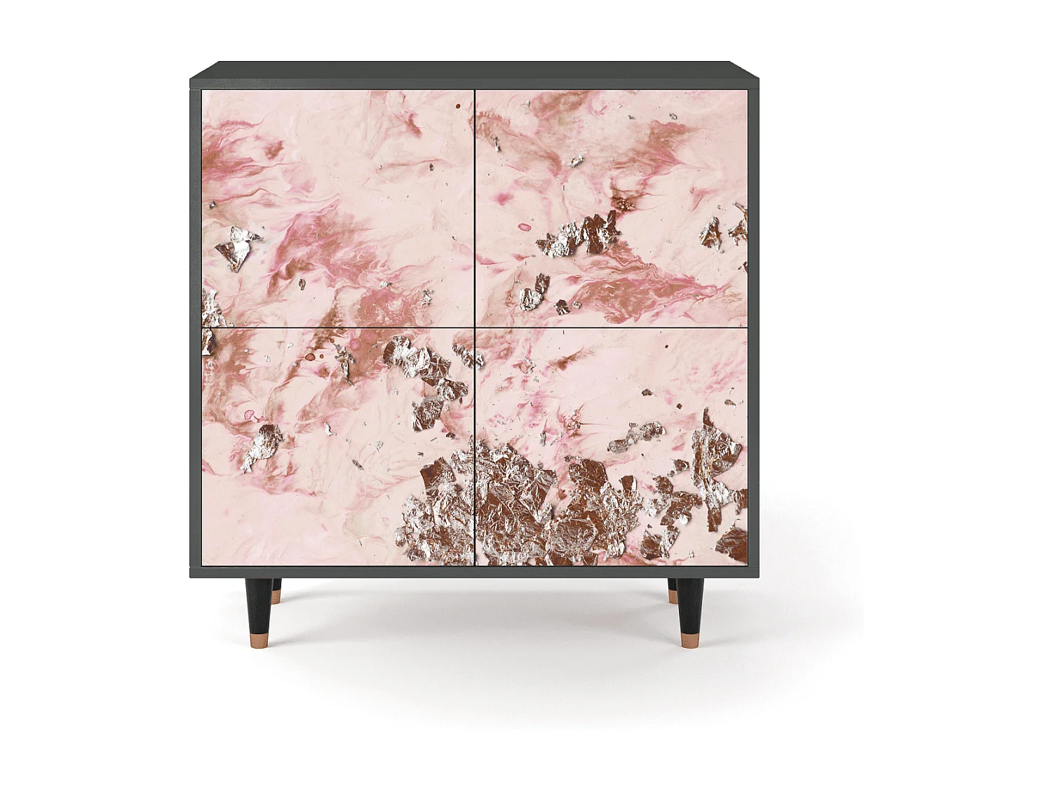 Buffet - 94x96x48 cm - BS3 - Cotton Candy, Anthracite