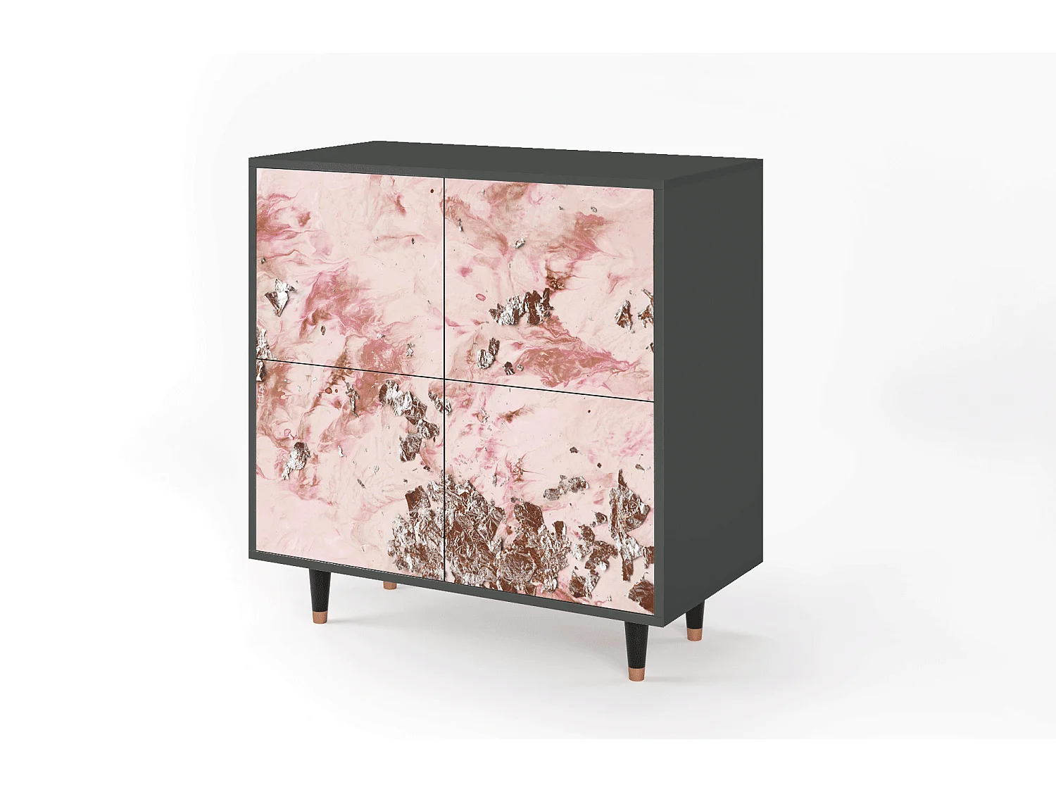 Buffet - 94x96x48 cm - BS3 - Cotton Candy, Anthracite