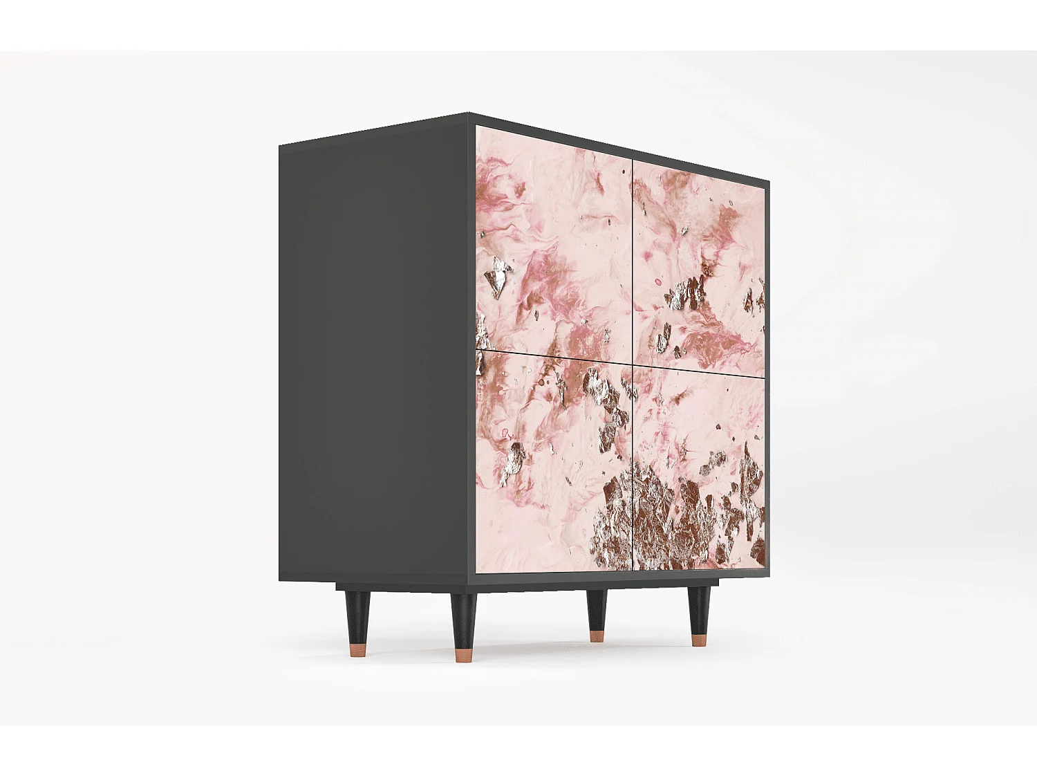 Buffet - 94x96x48 cm - BS3 - Cotton Candy, Anthracite