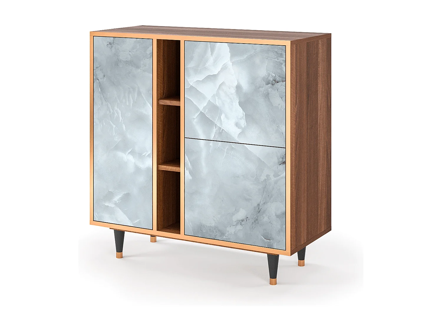 Buffet - 94х96х41 cm - BS5 - The Onyx, Noyer